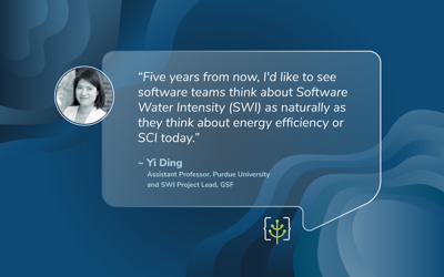 Measuring Software's Water Footprint: A Conversation with SWI Project Lead Yi Ding