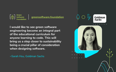 Meet GSF Organizational Leads: Sarah Hsu of Goldman Sachs